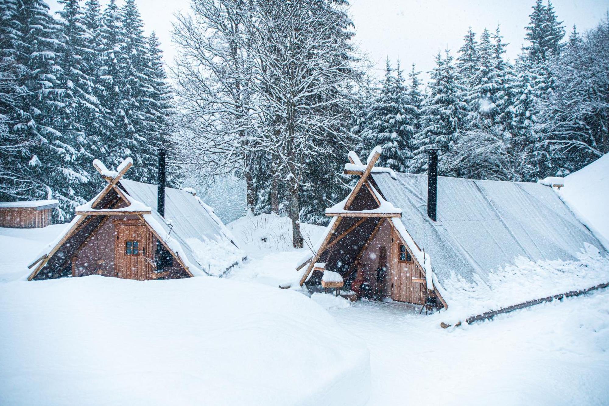 Altipik - Lodges Insolites Mont-Saxonnex Bagian luar foto