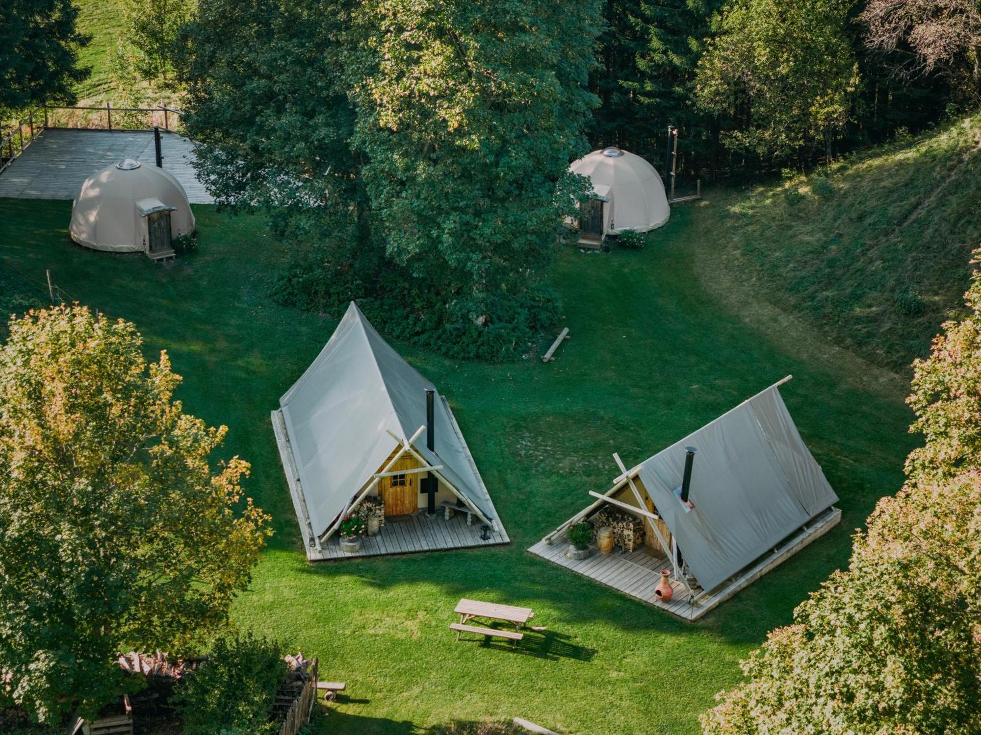 Altipik - Lodges Insolites Mont-Saxonnex Bagian luar foto