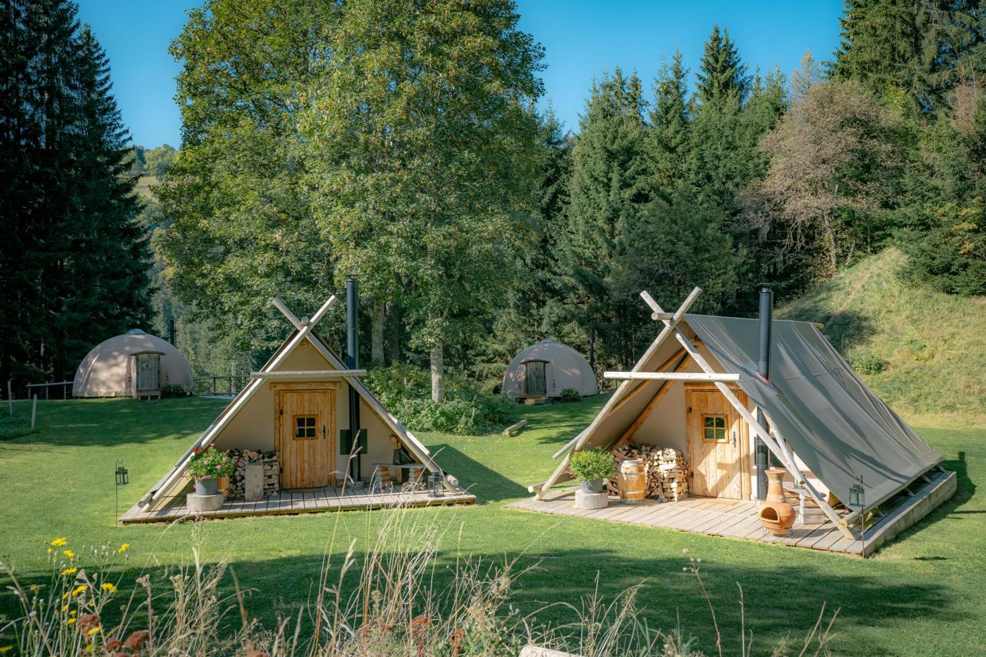 Altipik - Lodges Insolites Mont-Saxonnex Bagian luar foto